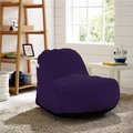 Posh Living Posh Living BB144-28PL-UE Nylon Bean Bag Chair; Lounge Chair; Memory Foam Chair & Floor Chair; Purple - 31.9 x 30.7 x 30.3 in. BB144-28PL-UE
